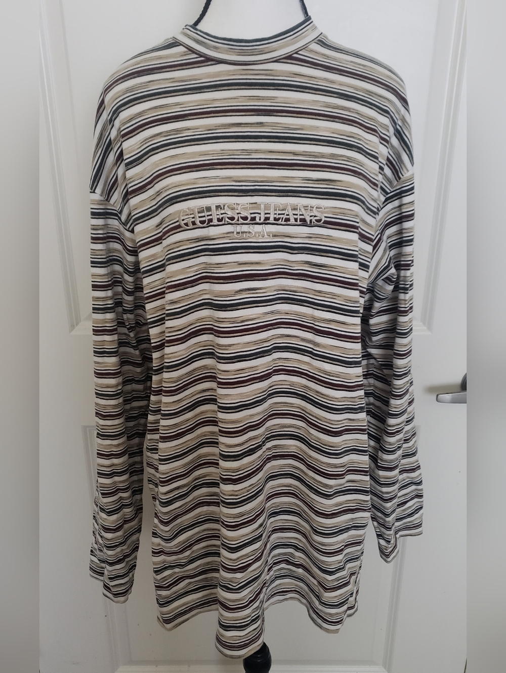 Guess Jeans Striped Long Sleeved Shirt
